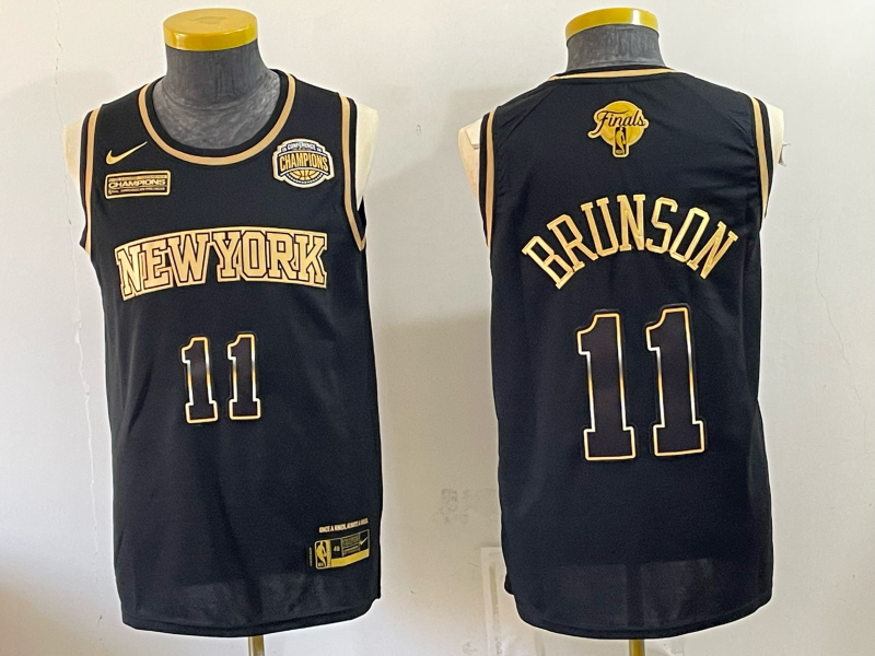 Men New York Knicks #11 Brunson black 2026 Nike NBA jersey 101901->new york knicks->NBA Jersey